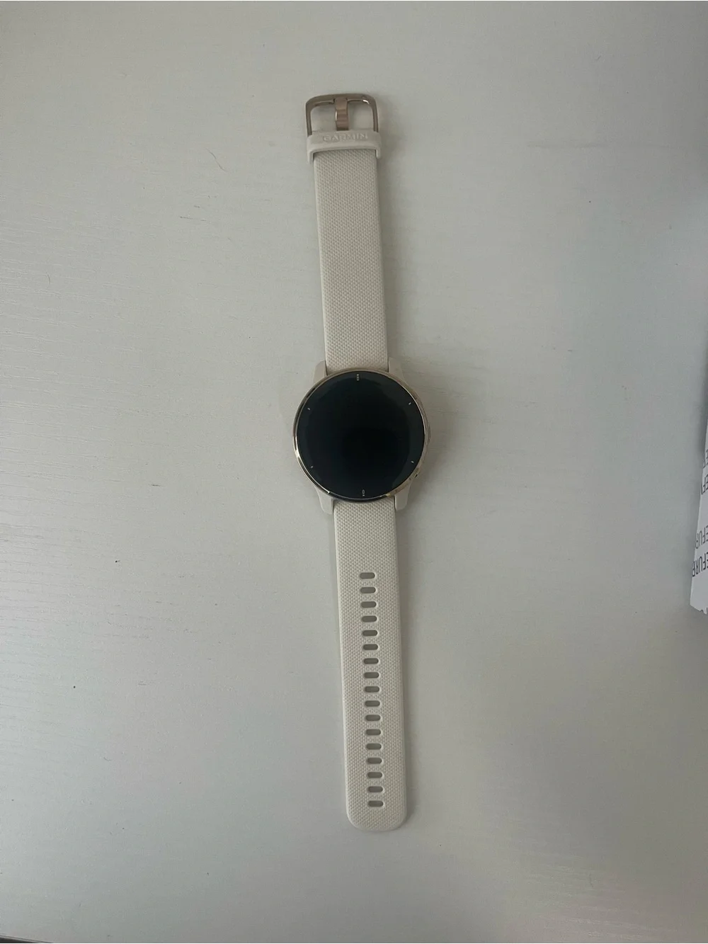 garmin Venu 2 Plus Smartwatch - Cream/Gold Trim